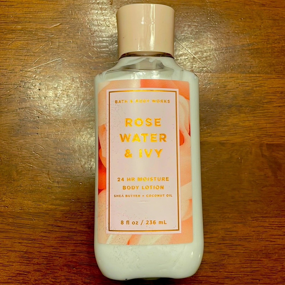 Brand new Rose Water and Ivy body lotion